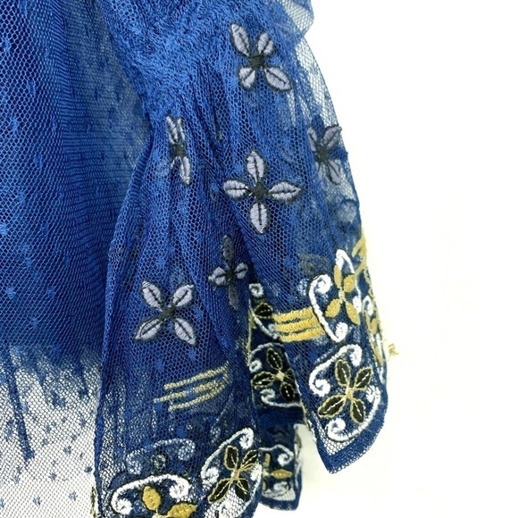 Free People Joyride sheer long sleeve top - Picture 6 of 7